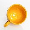 Ch�vena Couve Cer�mica Amarelo Mostarda 8cm