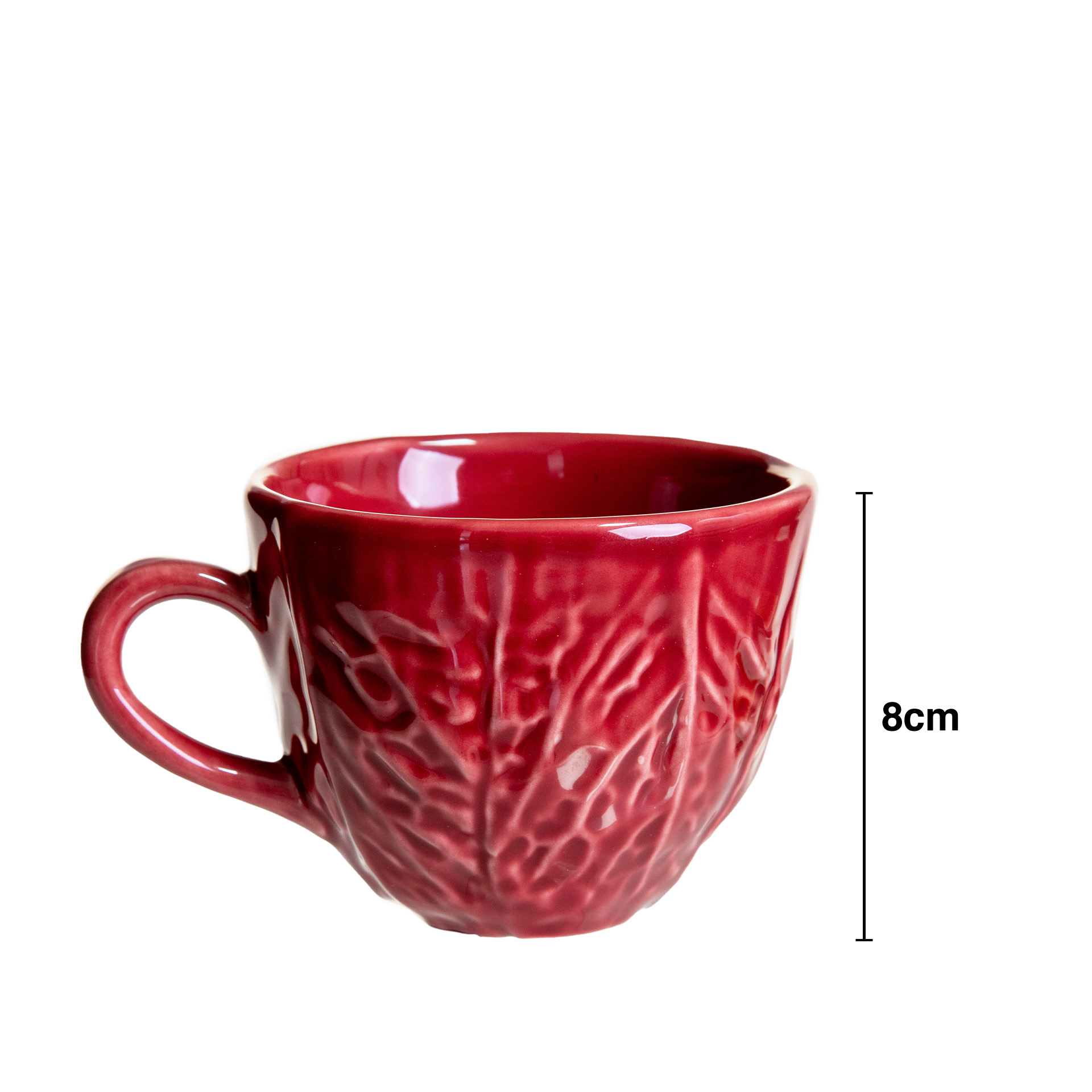 Chávena Couve Cerâmica Magenta 8cm