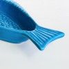 Azeitoneira Peixe Cermica Azul Claro 20cm