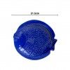 Prato Fundo Peixe Cer�mica Azul Escuro 21.5cm