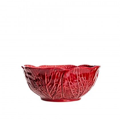 Saladeira Couve Cerâmica Magenta 23cm Saladeira Couve Cerâmica Magenta 23cm