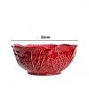 Saladeira Couve Cerâmica Magenta 23cm Saladeira Couve Cerâmica Magenta 23cm