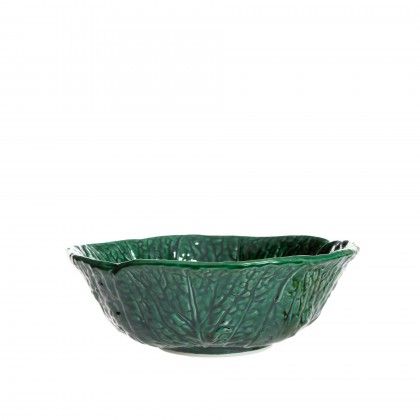 Taça Couve Cerâmica Verde 19X7cm Taça Couve Cerâmica Verde 19X7cm