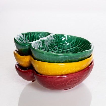 Azeitoneira Couve Cermica Verde 13X12.5cm