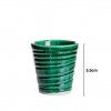 Copo Caf Riscas Cermica Verde 5.5cm
