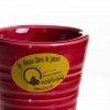 Copo Café Riscas Cerâmica Magenta 5.5cm Copo Café Riscas Cerâmica Magenta 5.5cm