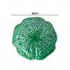 Prato Raso Couve Cermica Verde 20cm