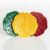 Prato Raso Couve Cer�mica Magenta 27cm