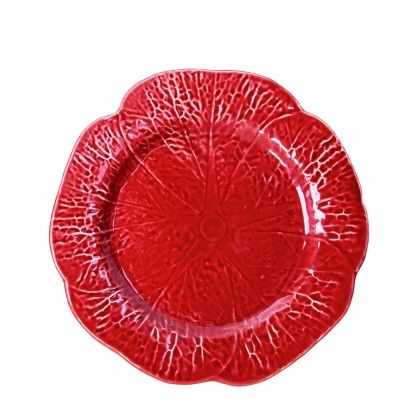Prato Raso Couve Cer�mica Magenta 27cm