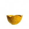 Malga Couve Cermica Amarelo Mostarda 14X7.5cm