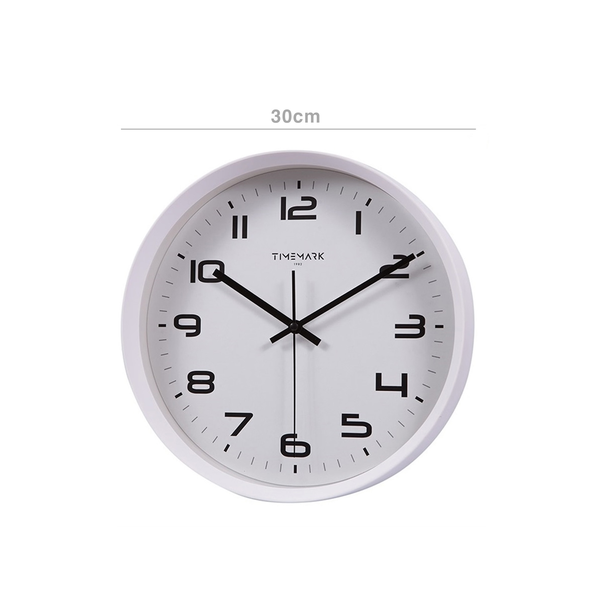 Relógio Parede Timemark Redondo Sortido Branco / Preto 30cm