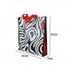 Saco Compras Rfia Zebra 31X7X31cm