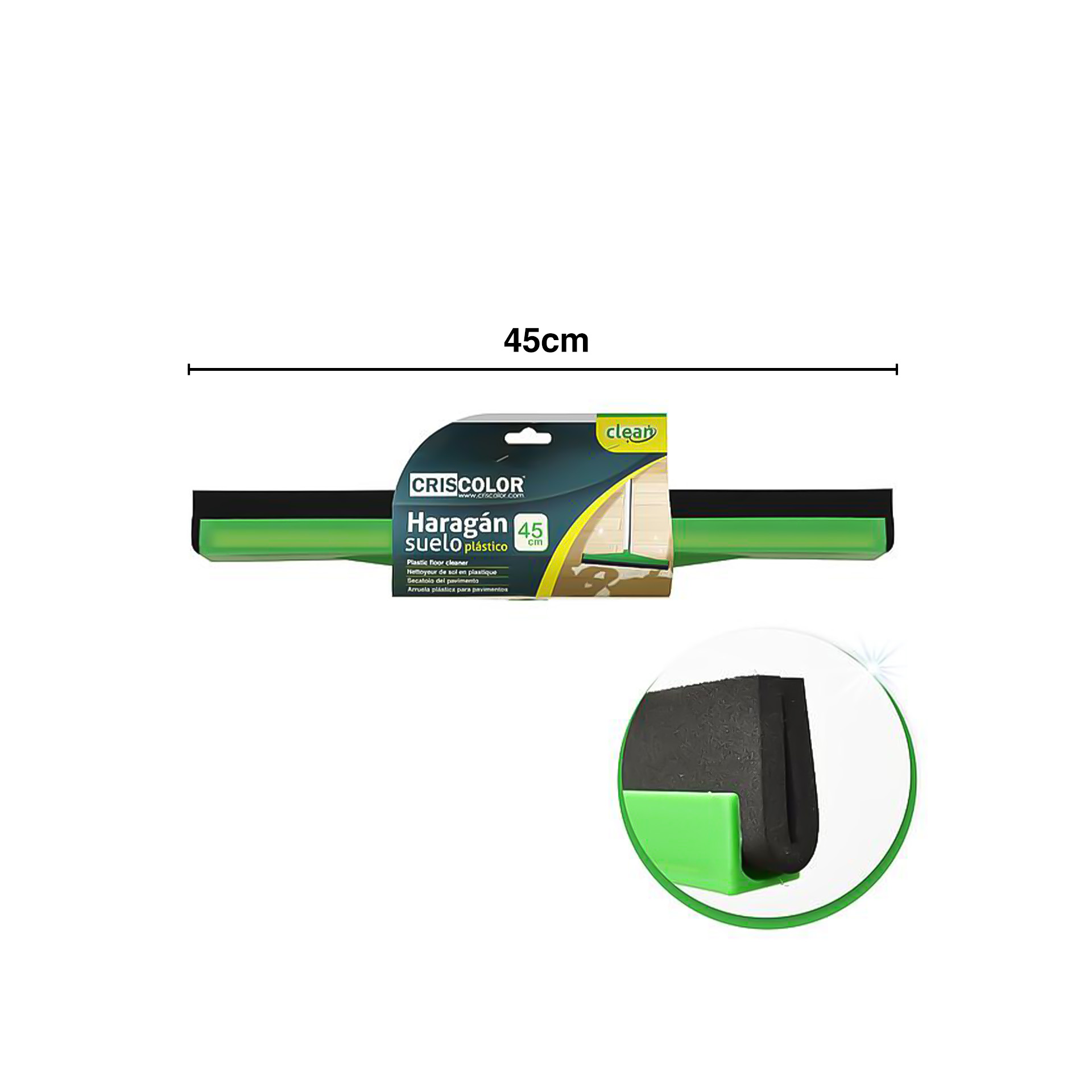 Rodo Plástico Profissional Vomboss 45cm