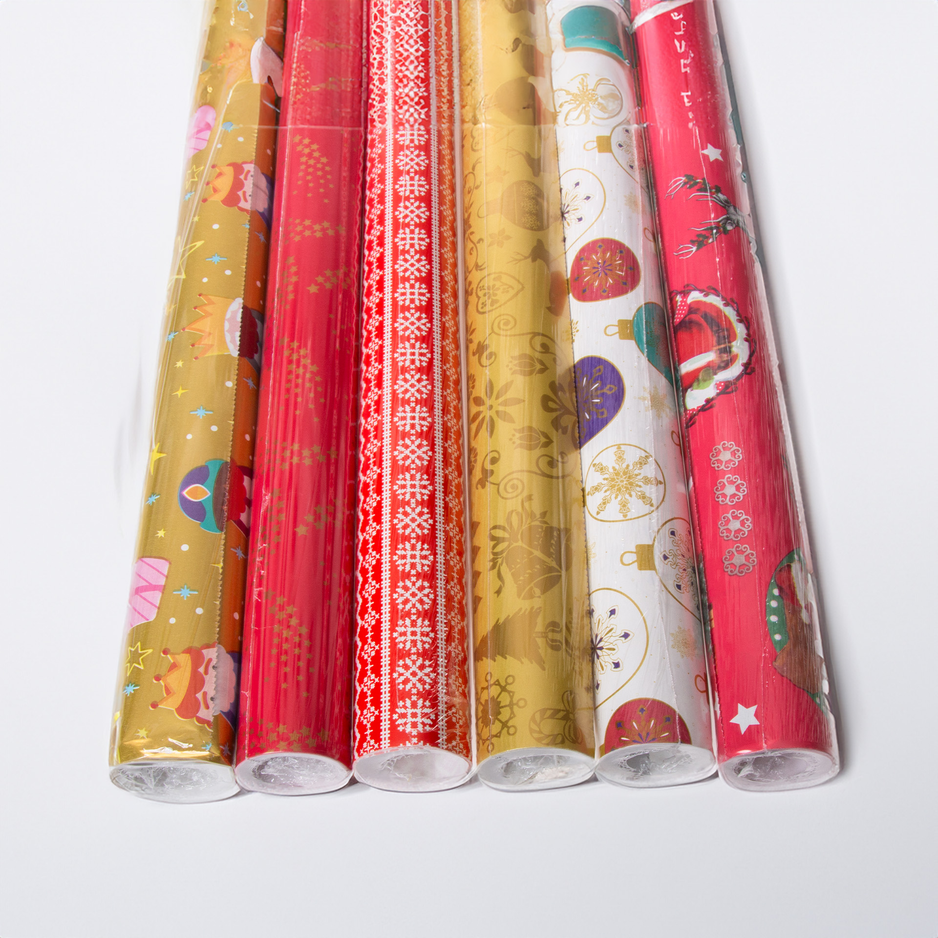 Rolo Papel Embrulho Fantasia Natal 70X200cm
