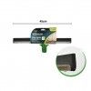 Rodo Metal Profissional Prateado 45cm