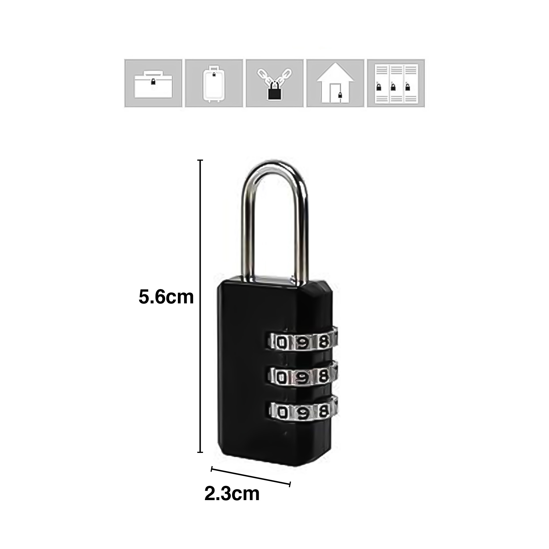 Cadeado com Código Gym 23X56mm