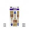 Pincel Madeira Premium 25-40-50mm Pack 3