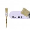 Pincel Espalmado Fibra Brico N.9 20mm