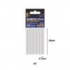 Barra Silicone Redonda Incolor 7X100mm Pack 6