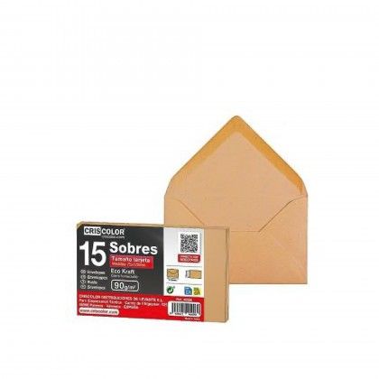 Envelope Kraft 7.5X12cm Pack 15 Envelope Kraft 7.5X12cm Pack 15