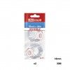 Rolo Fita Cola Transparente 18mmx30m Pack 2
