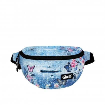 Bolsa Cintura Gh159 Denim Trend 22X16.5X8cm