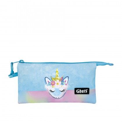 Estojo 3 Compartimentos Gh224 Miss Unicorn 22.5X12X4cm Estojo 3 Compartimentos Gh224 Miss Unicorn 22.5X12X4cm