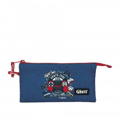 Estojo 3 Compartimentos Gh224 Game Zone 22.5X12X4cm