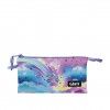 Estojo 3 Compartimentos Gh224 Cloud Stars 22.5X12X4cm Estojo 3 Compartimentos Gh224 Cloud Stars 22.5X12X4cm