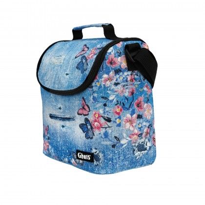 Lancheira Grande Gh152 Denim Trend 22X23.5X13.5cm