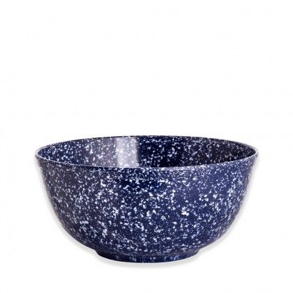 Tigela Melamina Matizada Azul 3900ml 26X11cm Tigela Melamina Matizada Azul 3900ml 26X11cm