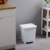 Balde Lixo com Pedal Millenium Branco 23L / 33.5X30X39CM