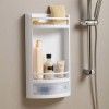 Estante Wc Retangular com Gaveta Branco 29X11X51CM