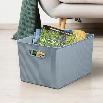 Cesto Multiusos Baobab Azul 22L 29.4X38.5X23cm