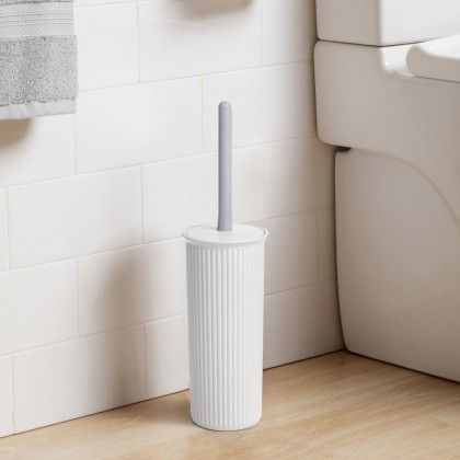 Escovilh�o Wc Baobab Branco 9.5X39.5cm