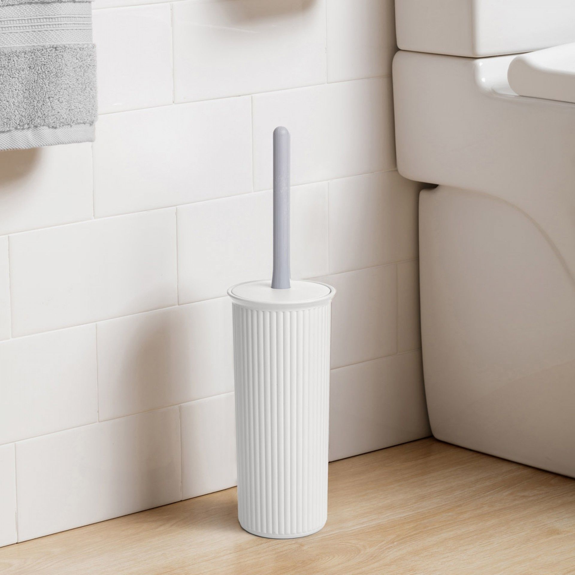 Escovilhão Wc Baobab Branco 9.5X39.5cm