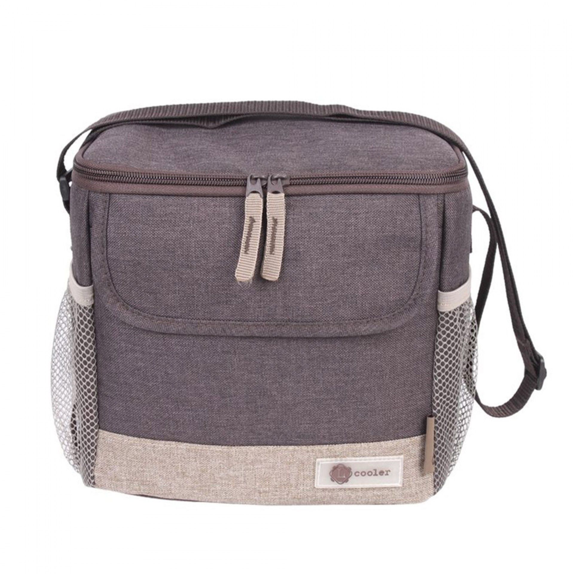 Saco Térmico Castanho 8L 23X15.5X22cm