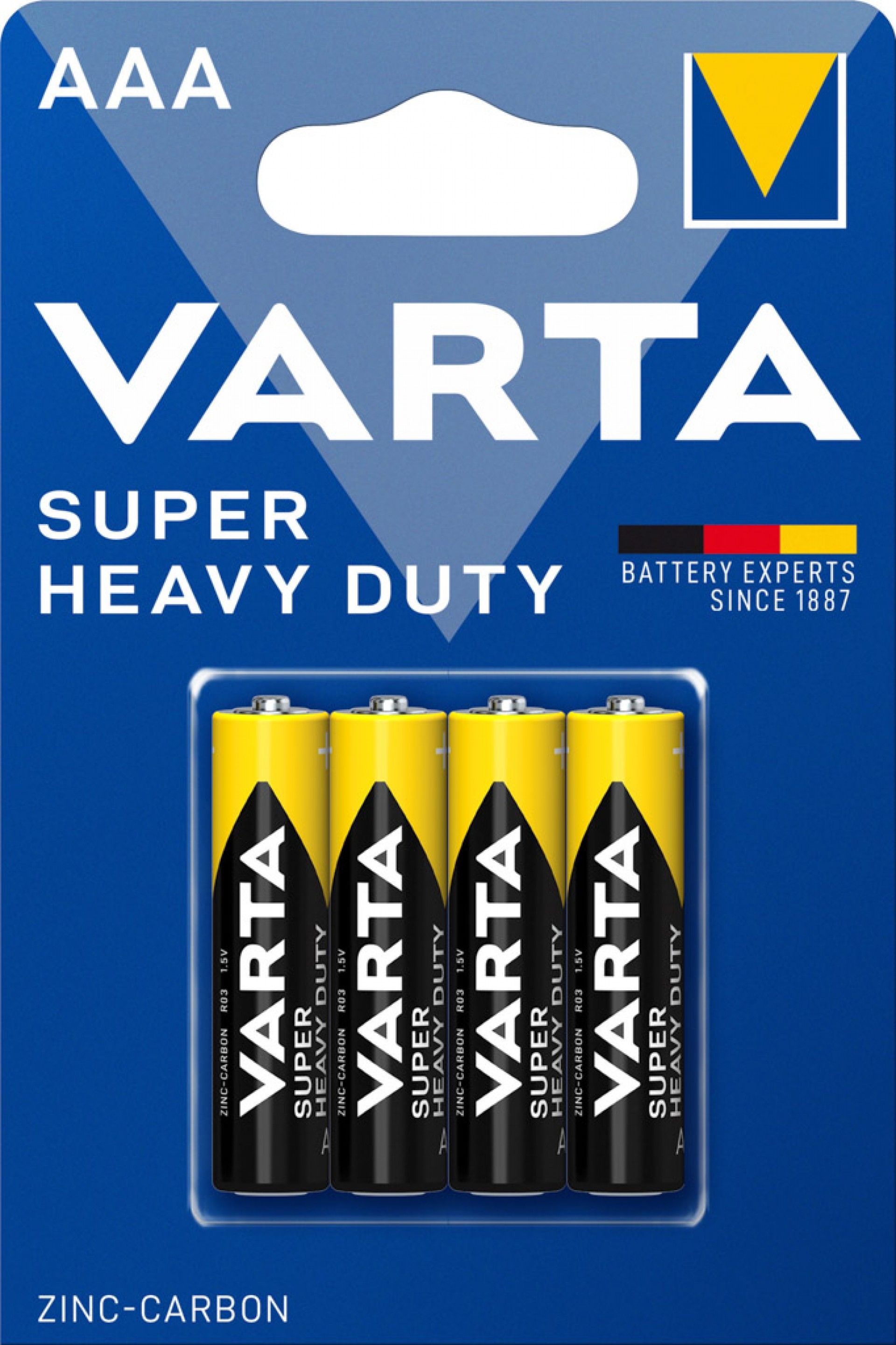 Pilha Super Heavy Duty AAA Multicor 1.5V 10.5X44.5mm Pack 4