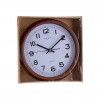 Relgio Parede Timemark Redondo Castanho 30cm