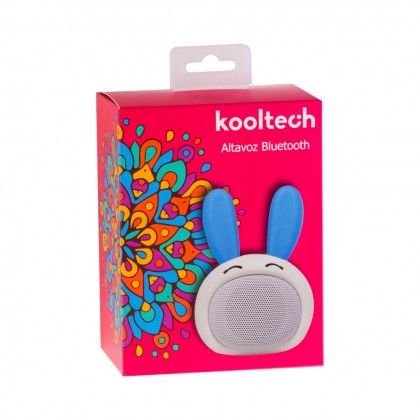 Altavoz Kooltech Bluetooth Coelho Plstico Multicor 7.5X6X6.5cm