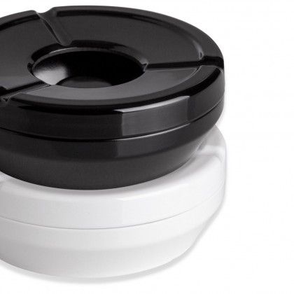 Cinzeiro de gua Melamina Rond Branco 12.3X4.5cm