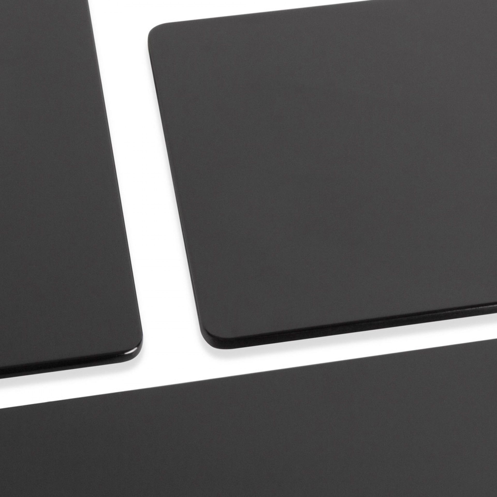 Bandeja Melamina Gn1/4 Bayahibe Preto 26.5X16.2X0.5cm