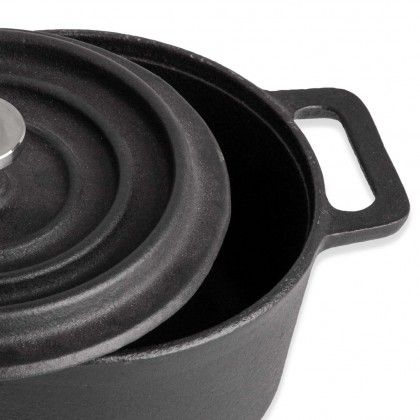 Caçarola Ferro Gourmand Preto 10X6cm Caçarola Ferro Gourmand Preto 10X6cm