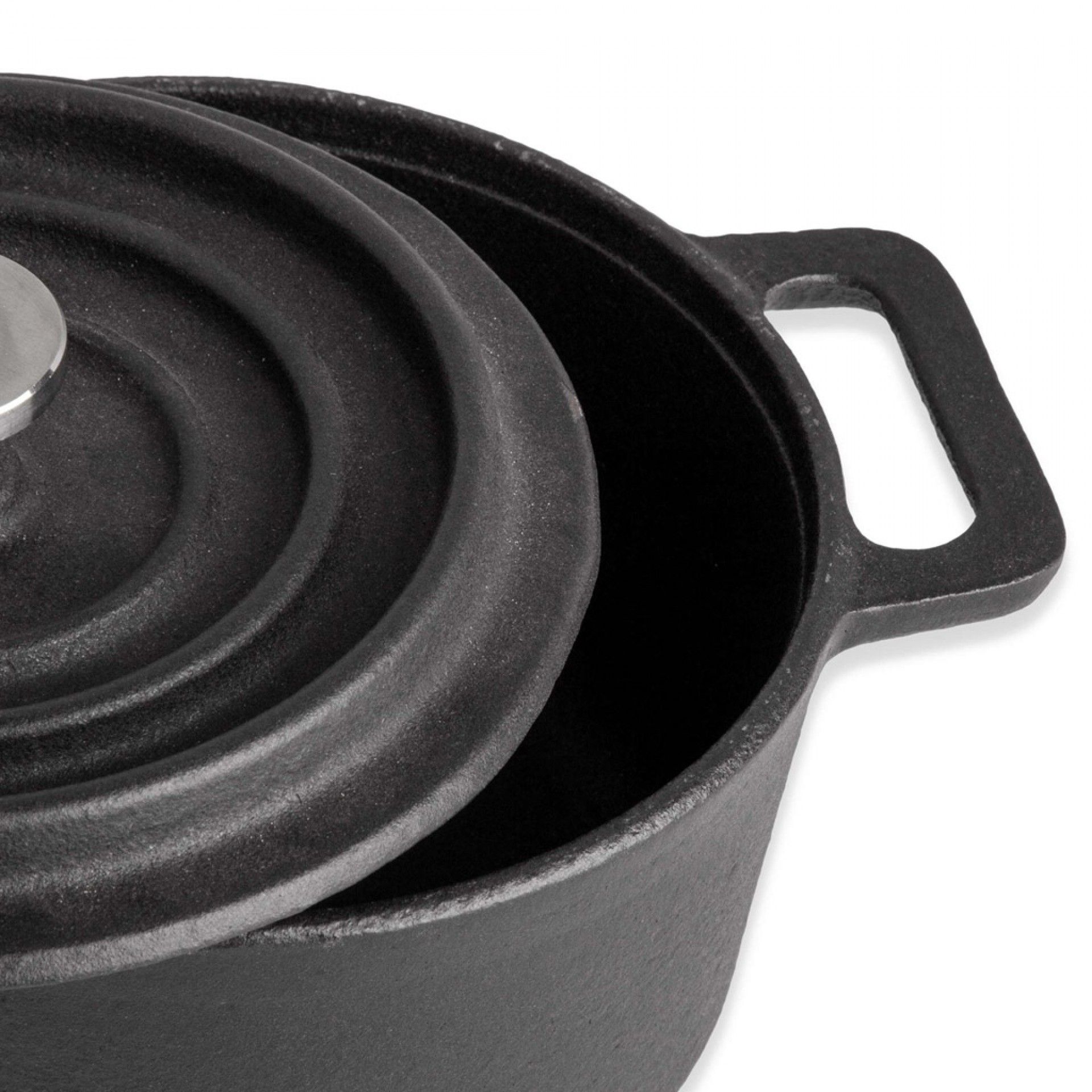 Caçarola Ferro Gourmand Preto 10X6cm