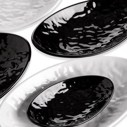 Bandeja Melamina Mamba Branco 30.5X17.5X5cm