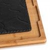 GOURMAND SUPORTE BAMBU + BASE FERRO 34X34X2CM  B839034