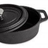 Caarola Ferro Gourmand Oval Preto 12.5X9X6cm