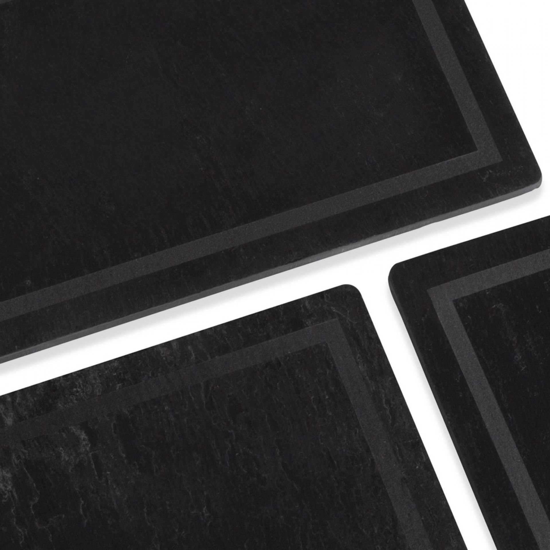 Bandeja Ardósia Africa Preto 50X14X0.5cm