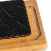 Suporte Bambu + Base Ferro Gourmand Preto 24X16X2cm Suporte Bambu + Base Ferro Gourmand Preto 24X16X2cm