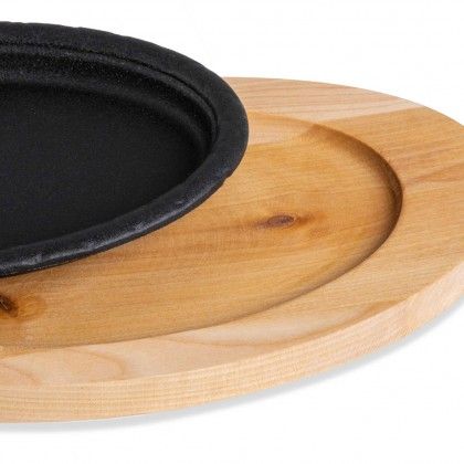 Suporte Bambu + Base Ferro Gourmand Preto 19X12cm Suporte Bambu + Base Ferro Gourmand Preto 19X12cm